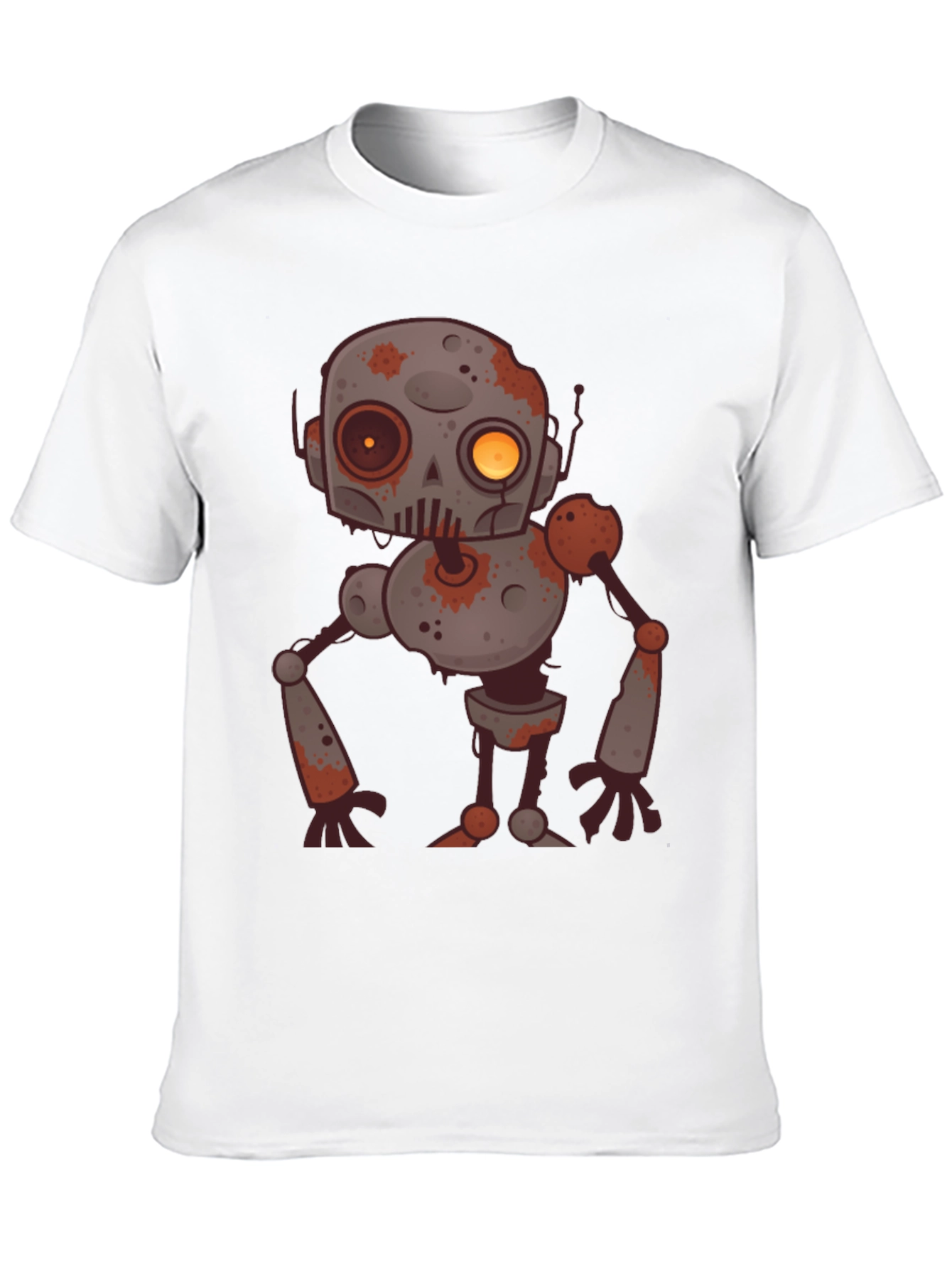 Zombie Robot Graphic Tee - Black