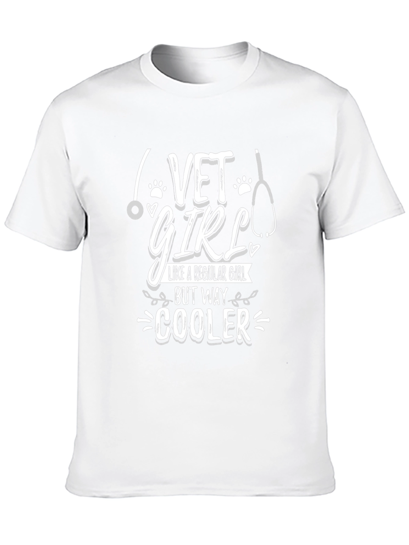 Vet Girl T-Shirt: Cooler Than Regular Girls