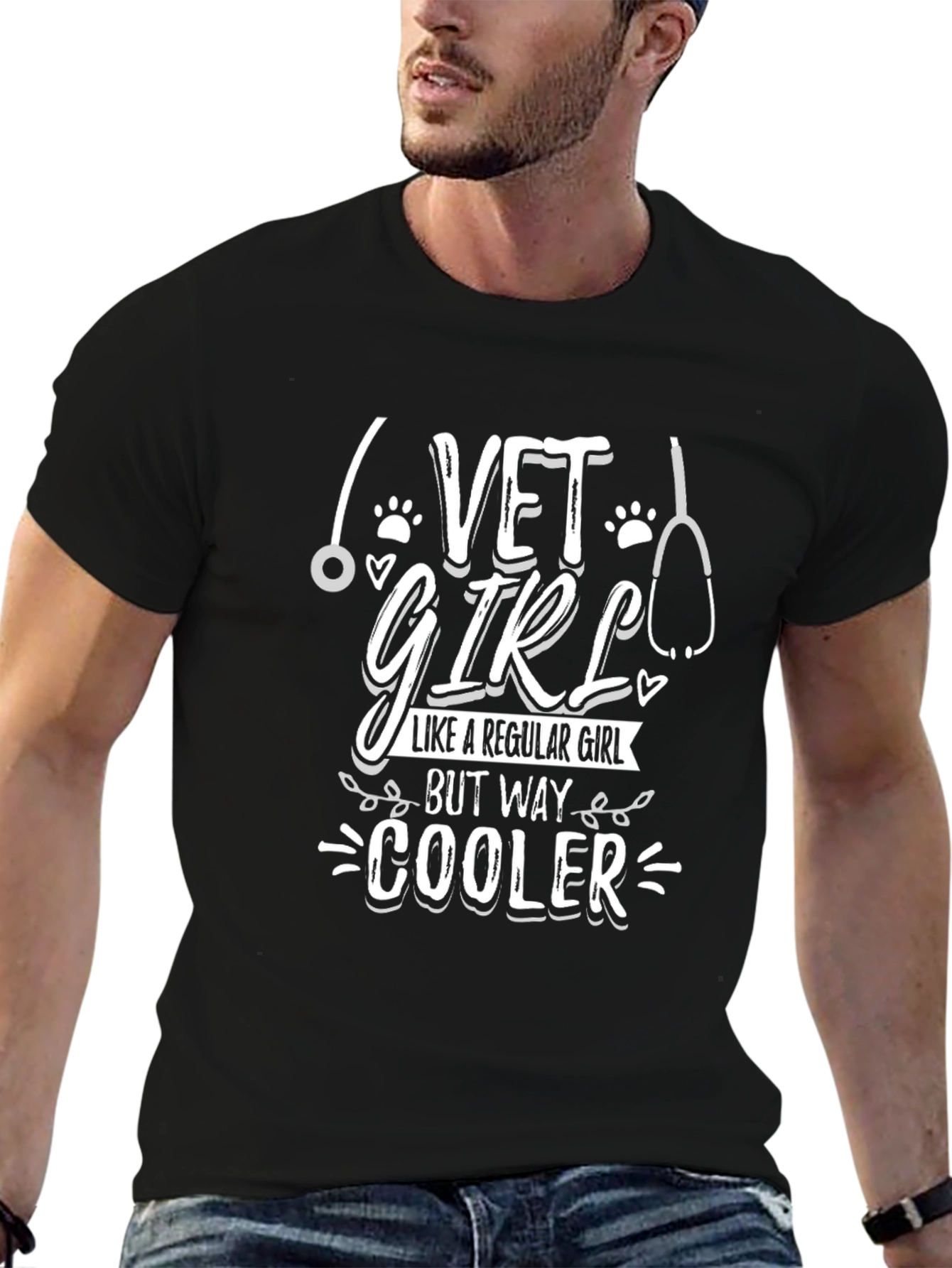 Vet Girl T-Shirt: Cooler Than Regular Girls