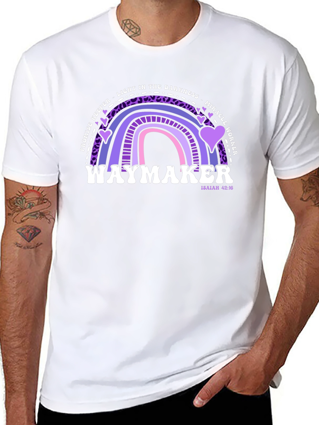 Waymaker Rainbow Graphic Tee