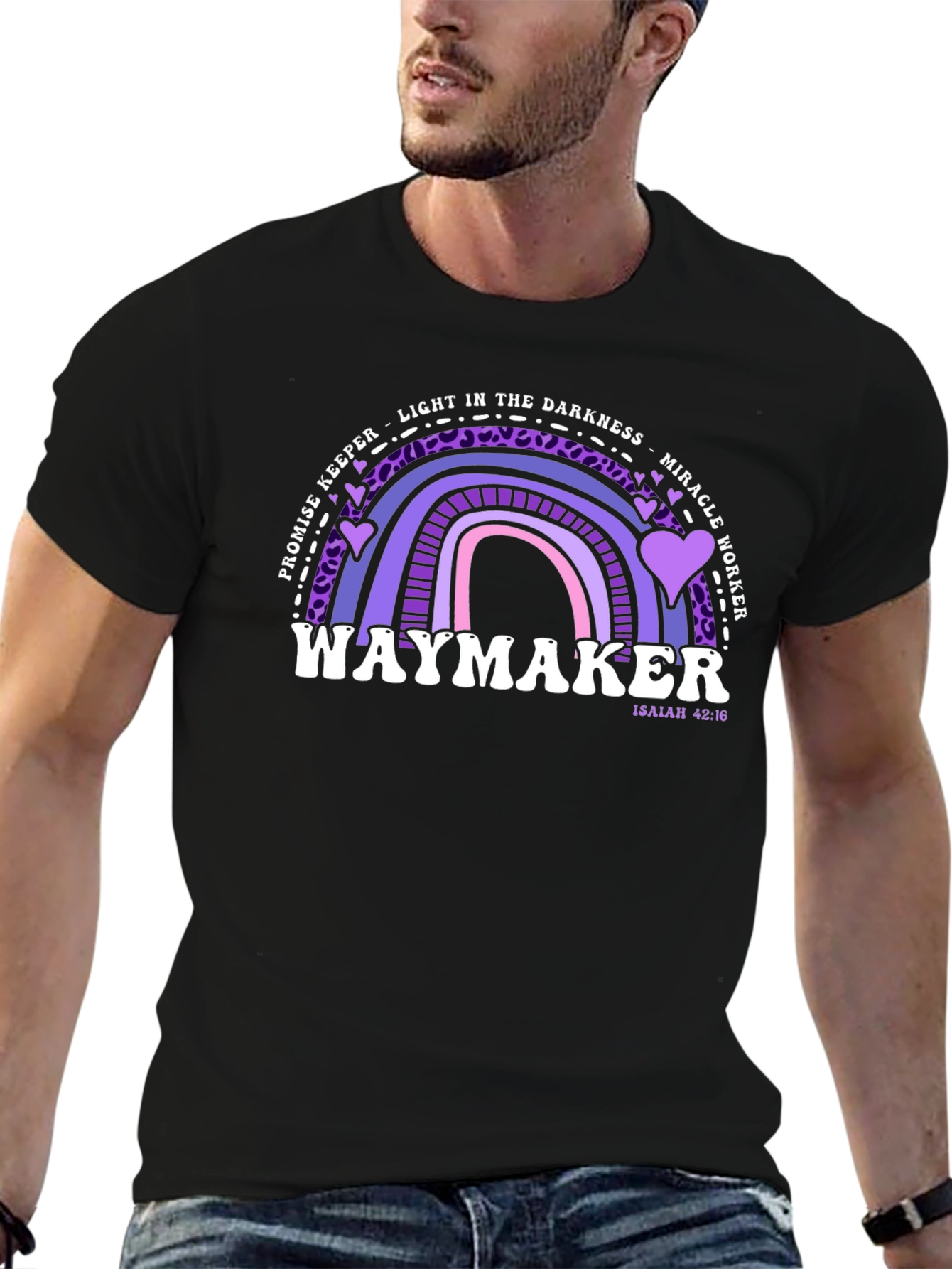 Waymaker Rainbow Graphic Tee