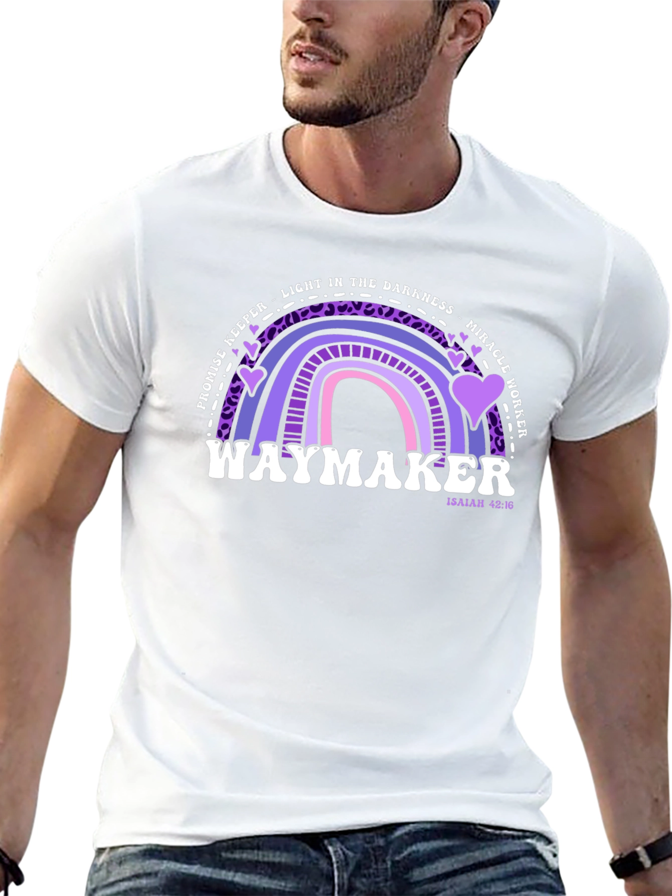 Waymaker Rainbow Graphic Tee