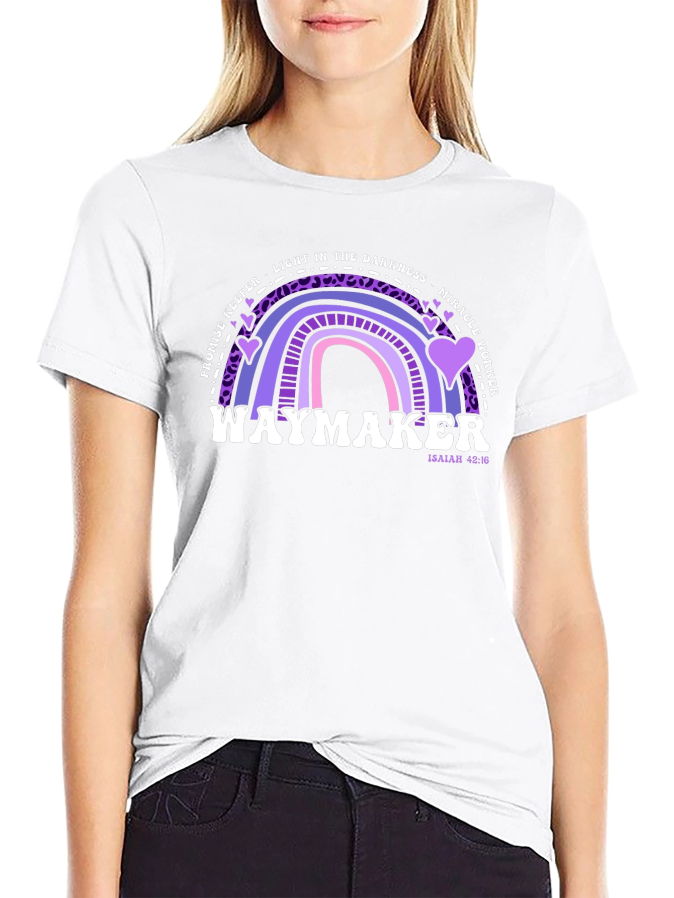 Waymaker Rainbow Graphic Tee