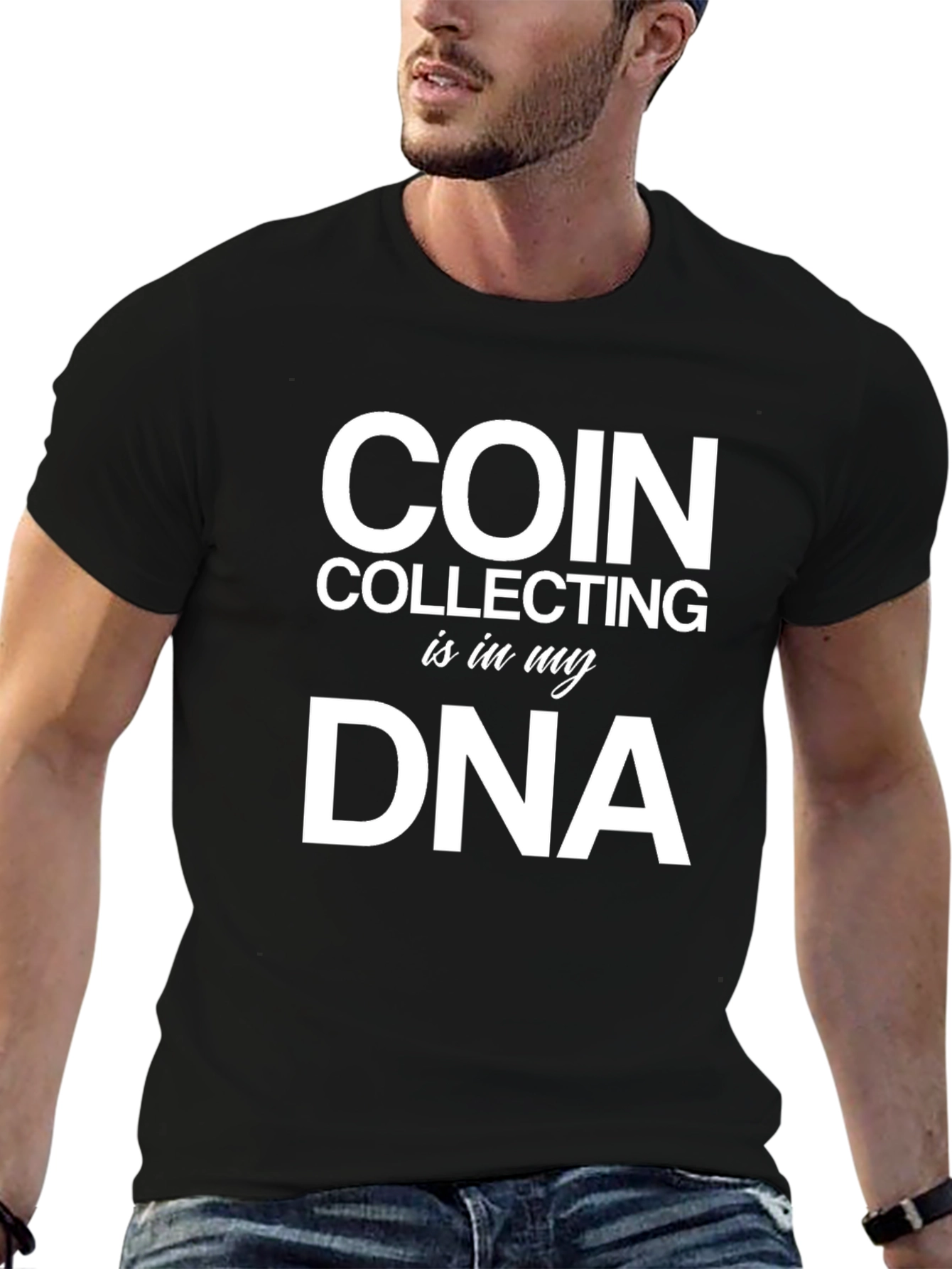 Coin Collecting DNA Graphic T-Shirt
