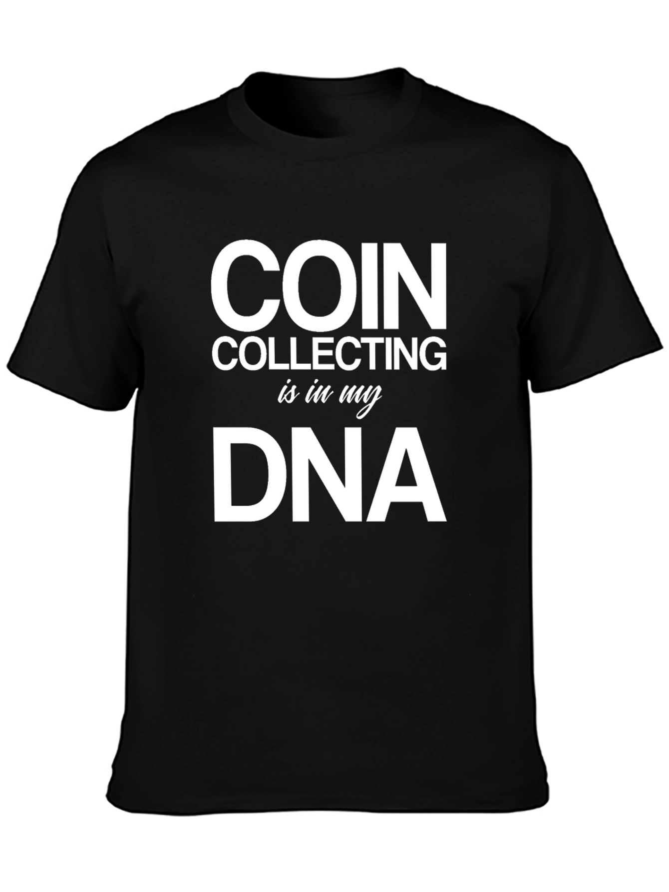 Coin Collecting DNA Graphic T-Shirt