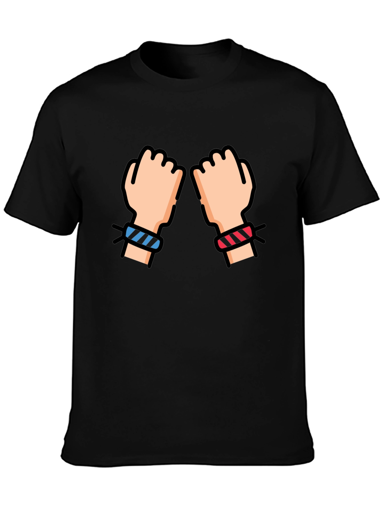 Fist Bump Black T-Shirt