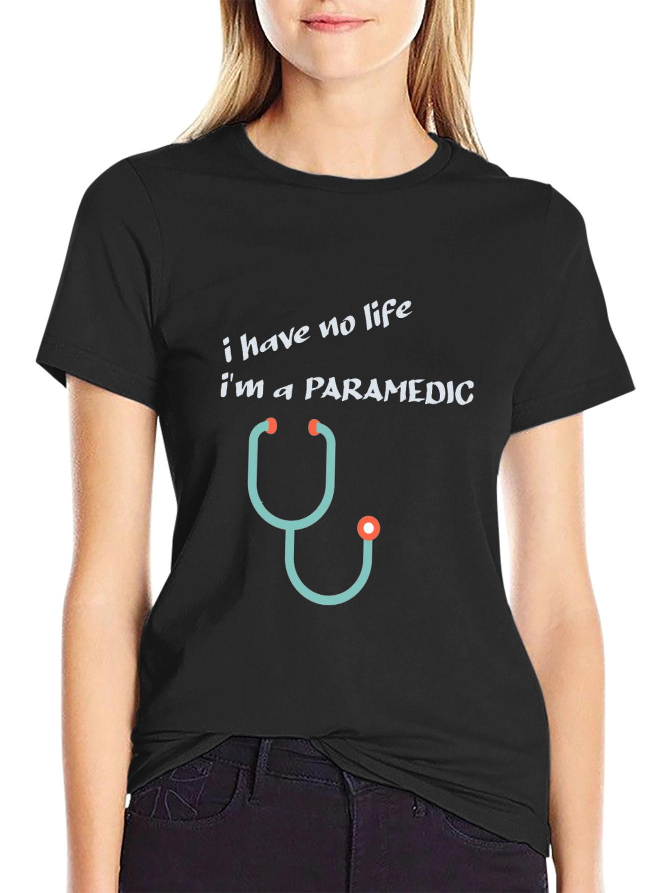 Paramedic T-Shirt - I Have No Life Funny Tee