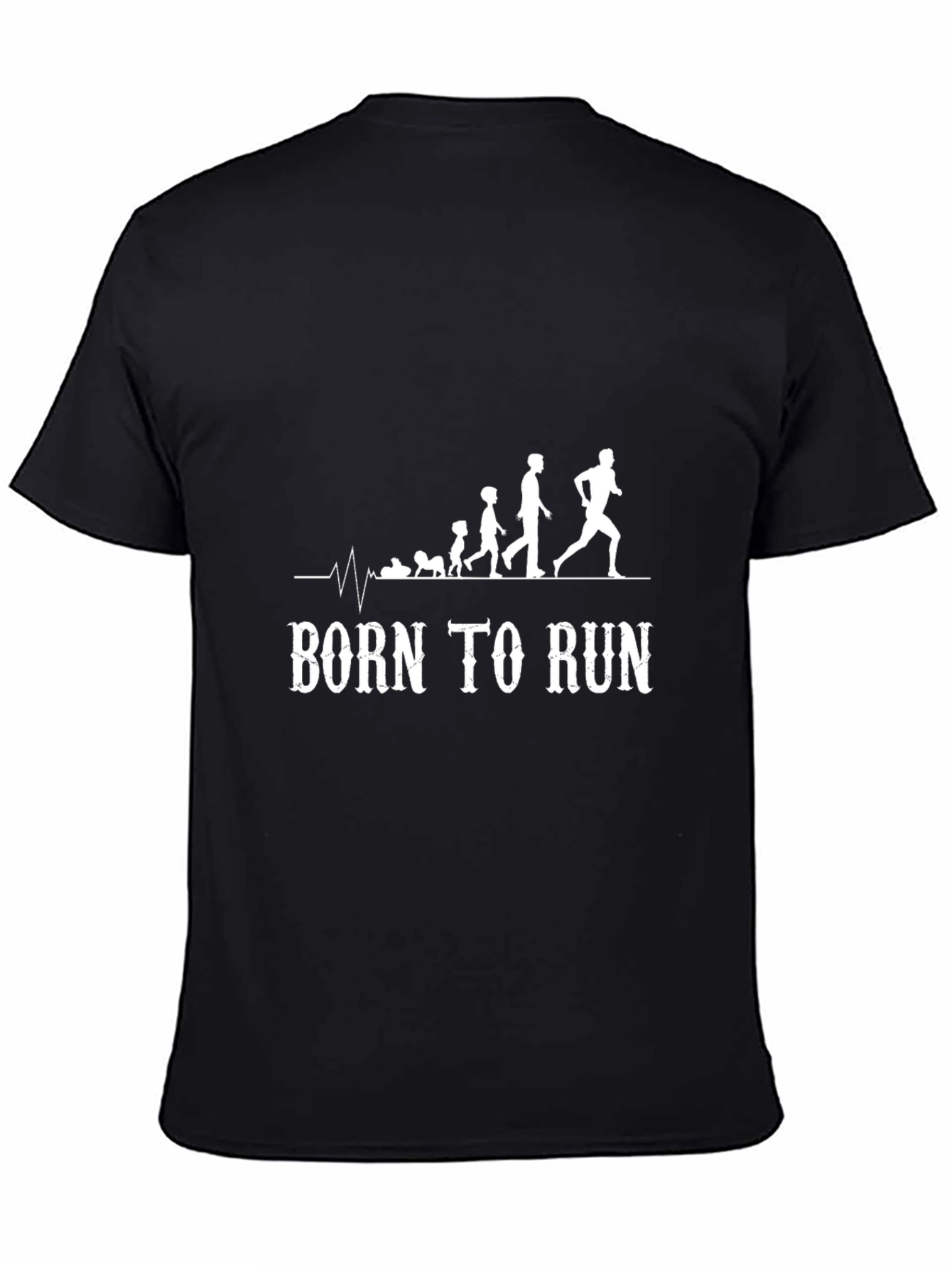 Born To Run Evolution Black T-Shirt