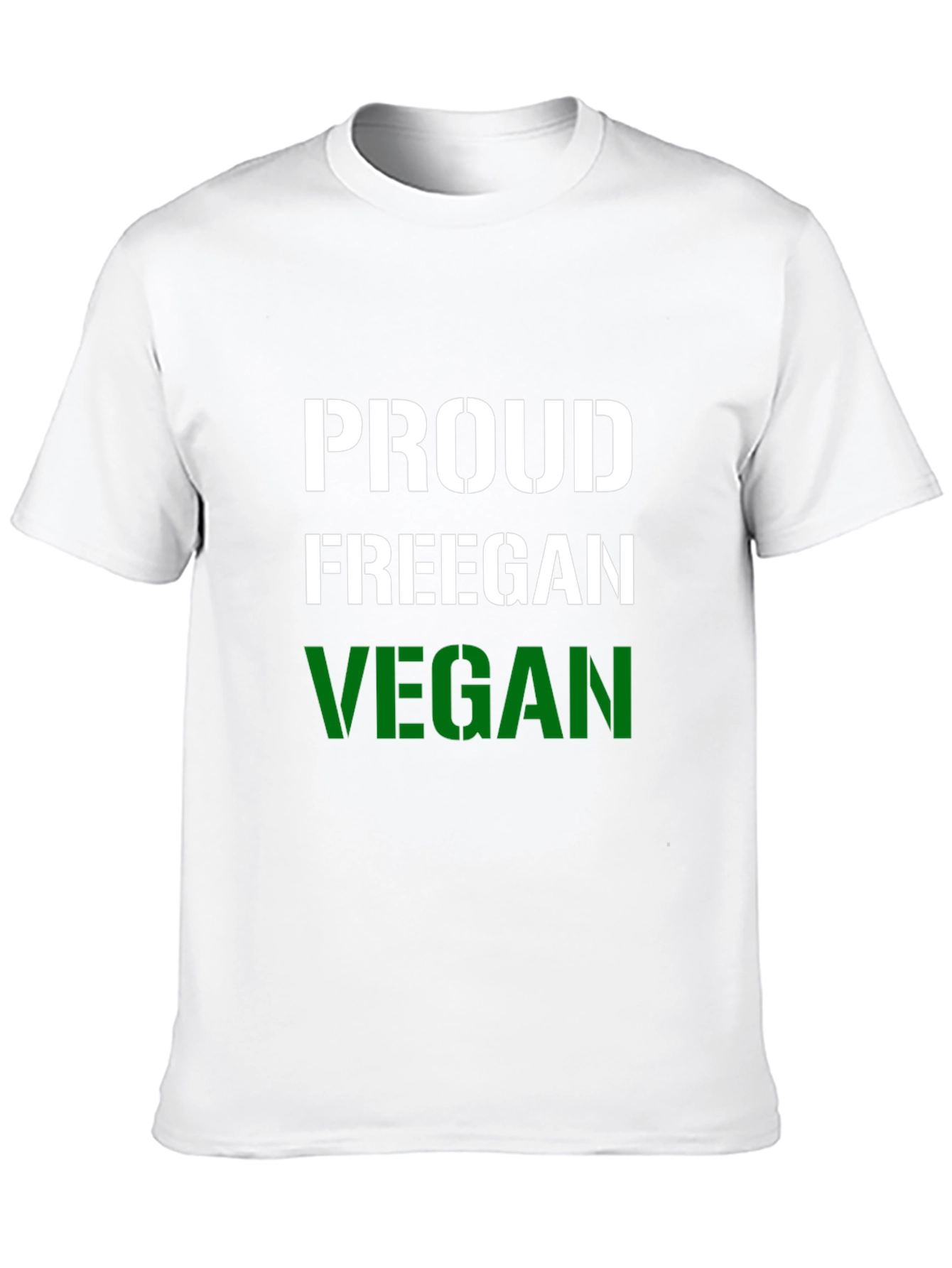 Proud Freegan Vegan Black T-Shirt
