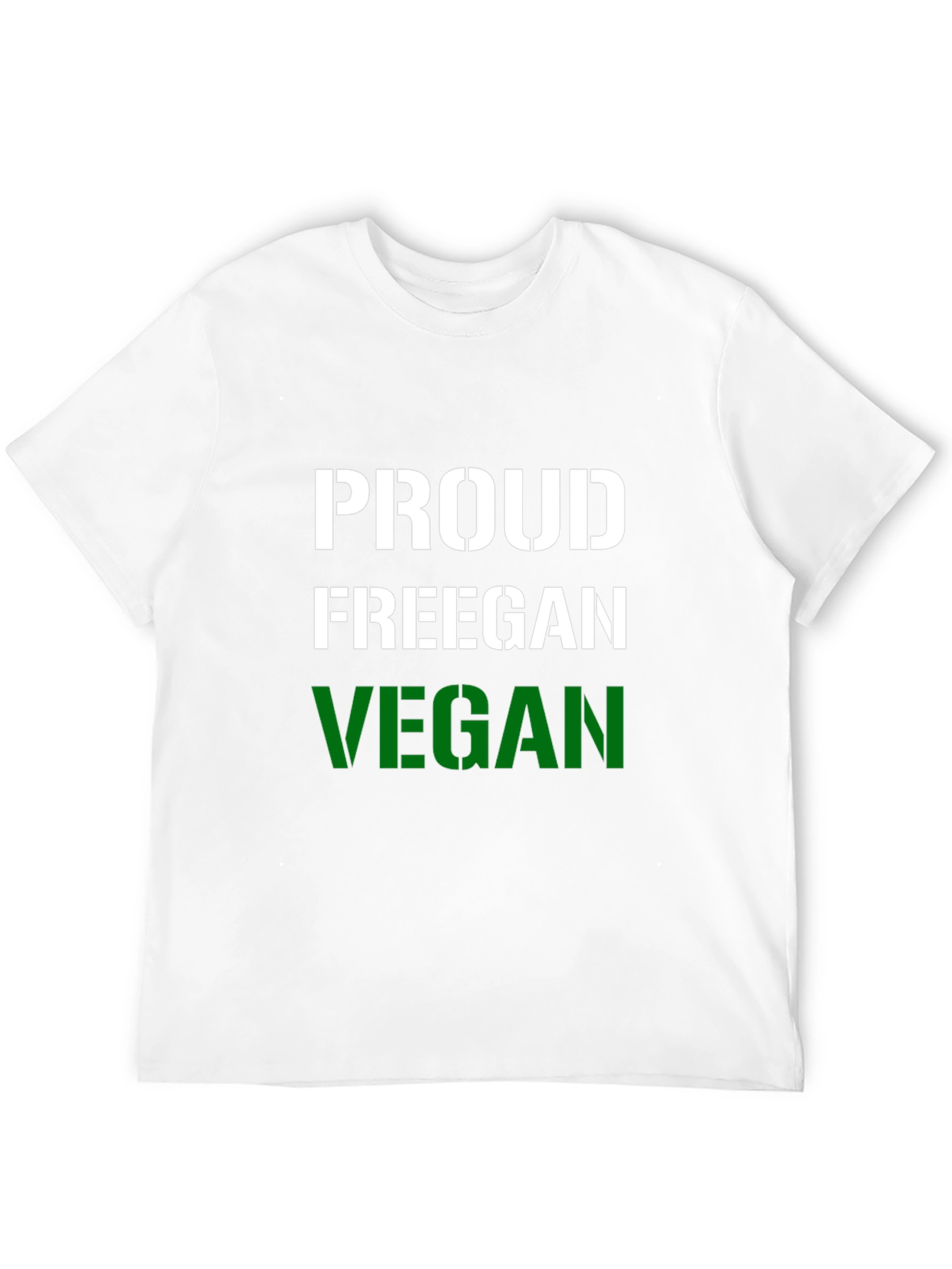 Proud Freegan Vegan Black T-Shirt