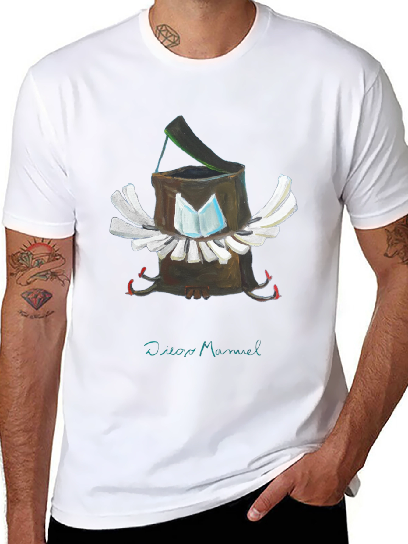 Artistic Piano Graphic Tee - Unique Music Lover Gift