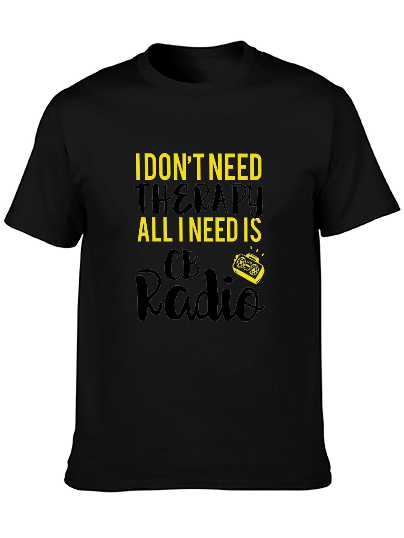 CB Radio Therapy Graphic T-Shirt
