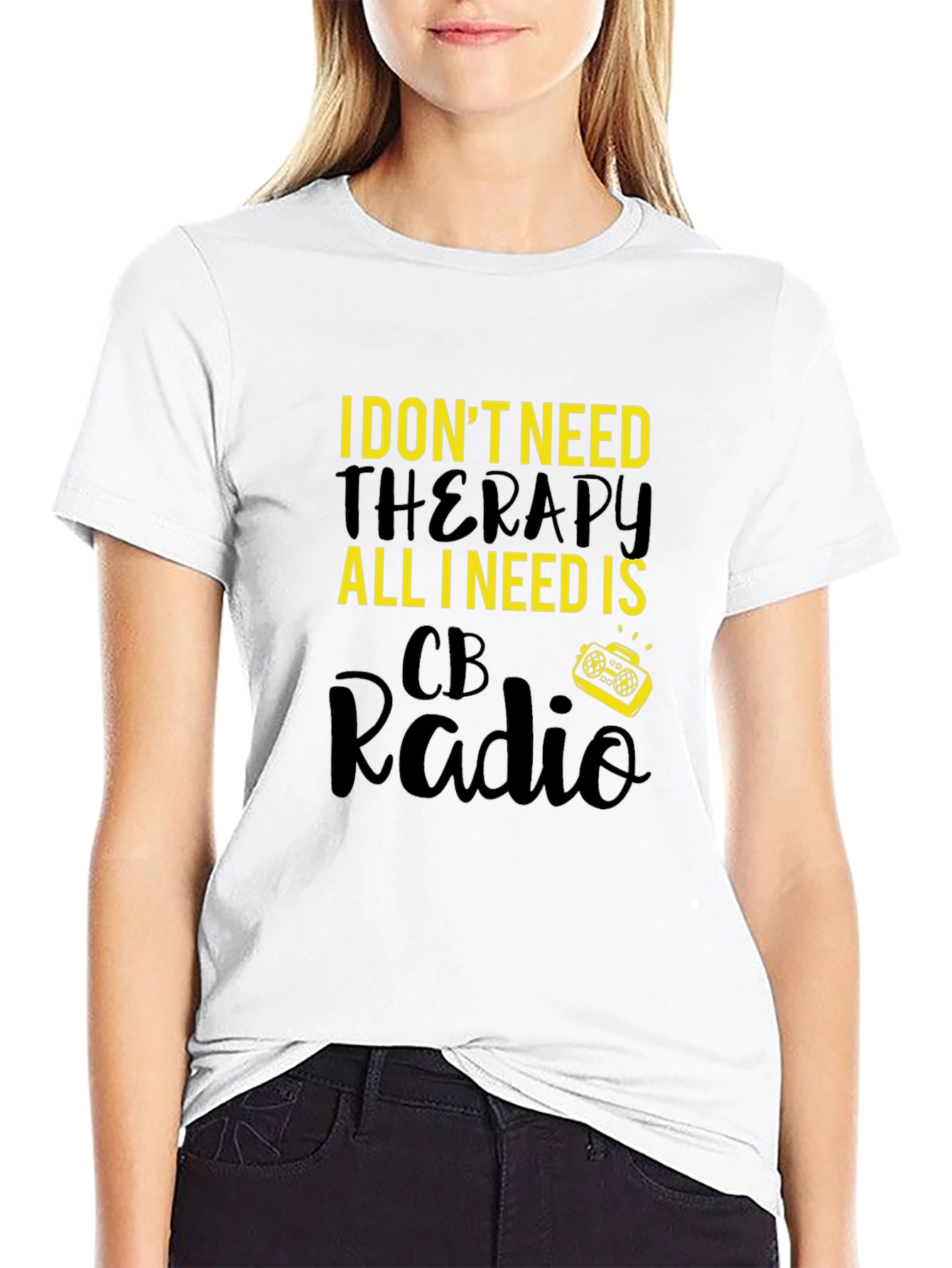 CB Radio Therapy Graphic T-Shirt