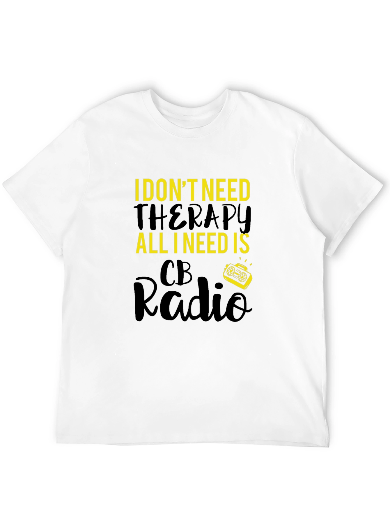 CB Radio Therapy Graphic T-Shirt