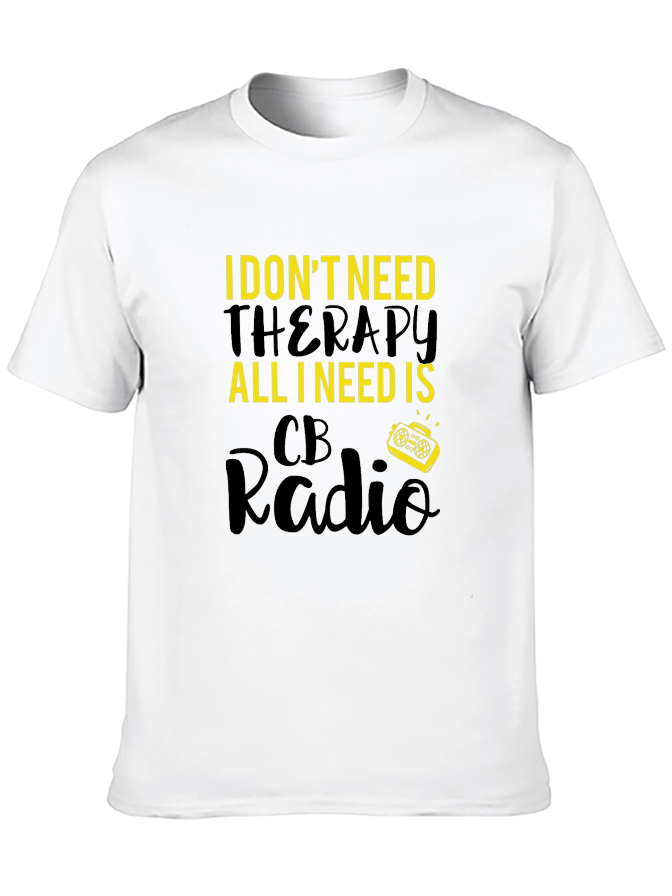 CB Radio Therapy Graphic T-Shirt