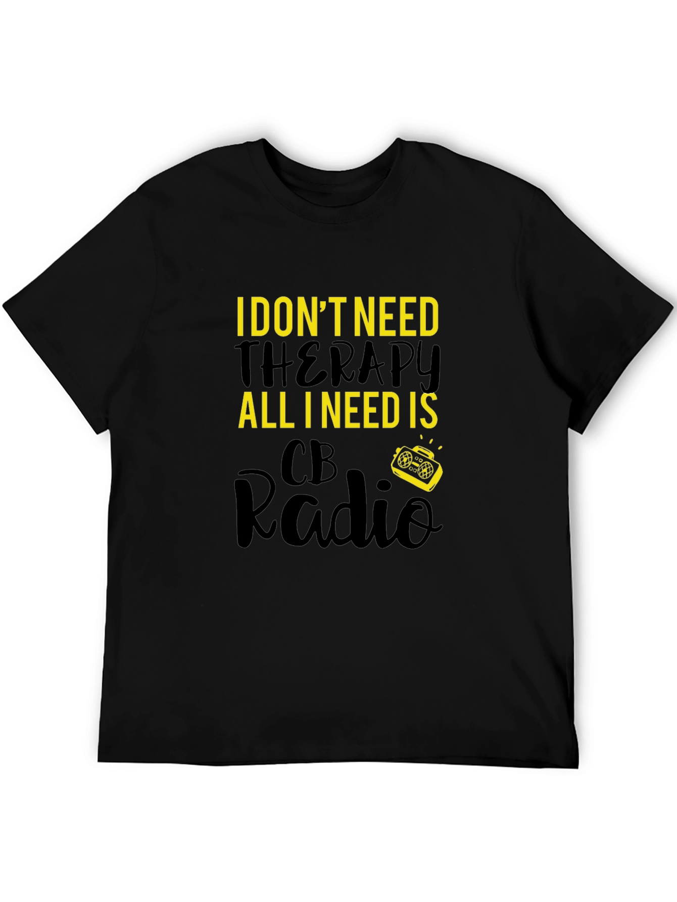 CB Radio Therapy Graphic T-Shirt