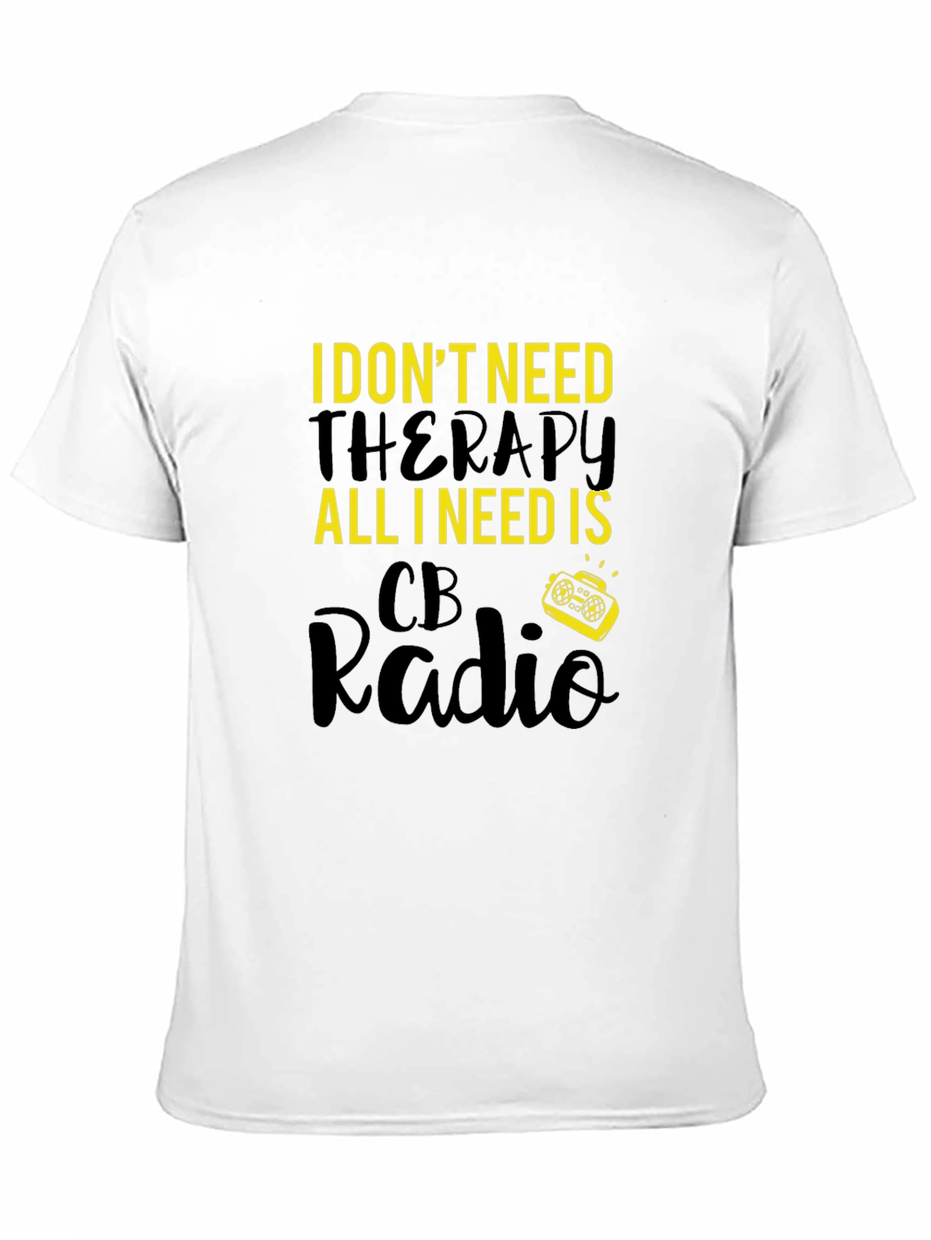 CB Radio Therapy Graphic T-Shirt