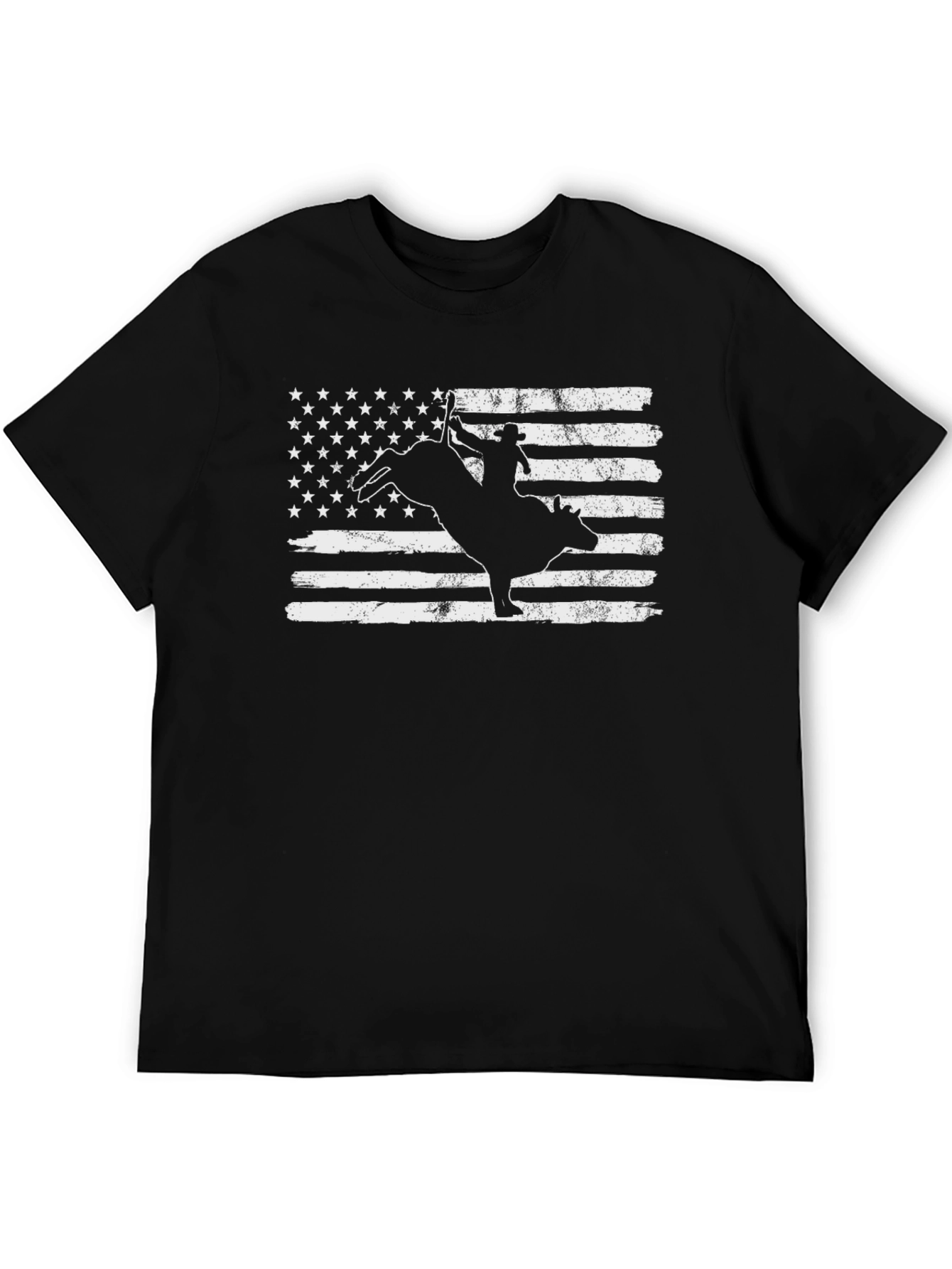 American Rodeo Bull Rider Graphic T-Shirt