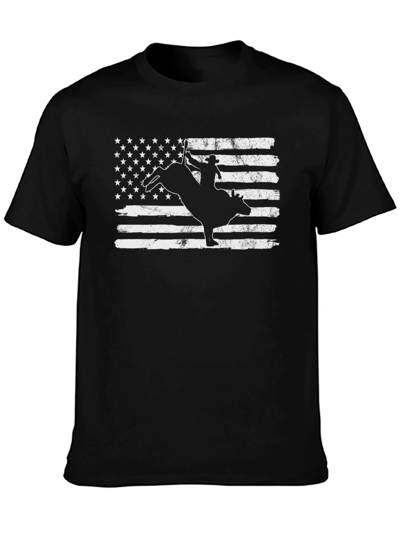 American Rodeo Bull Rider Graphic T-Shirt