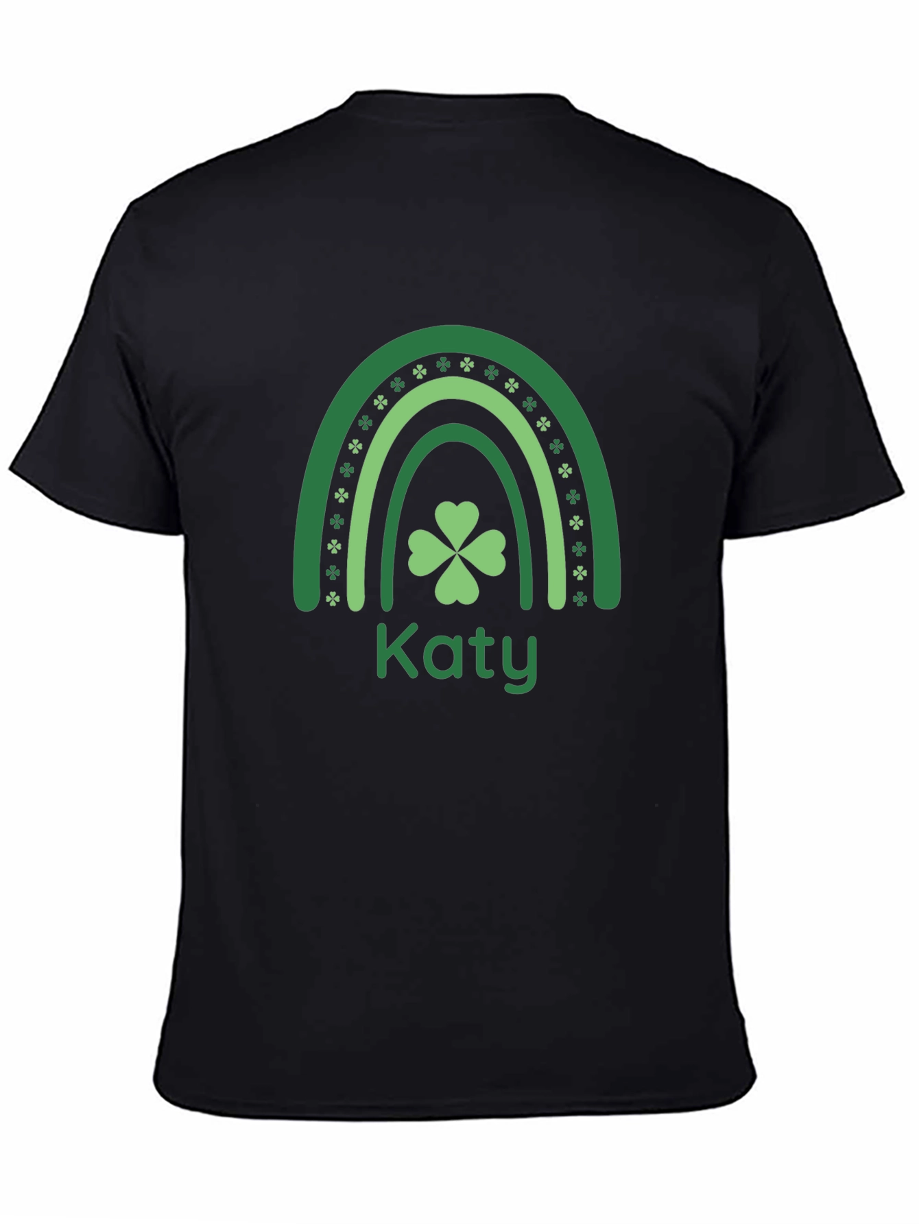 Katy St. Patricks Day Rainbow Clover T-Shirt