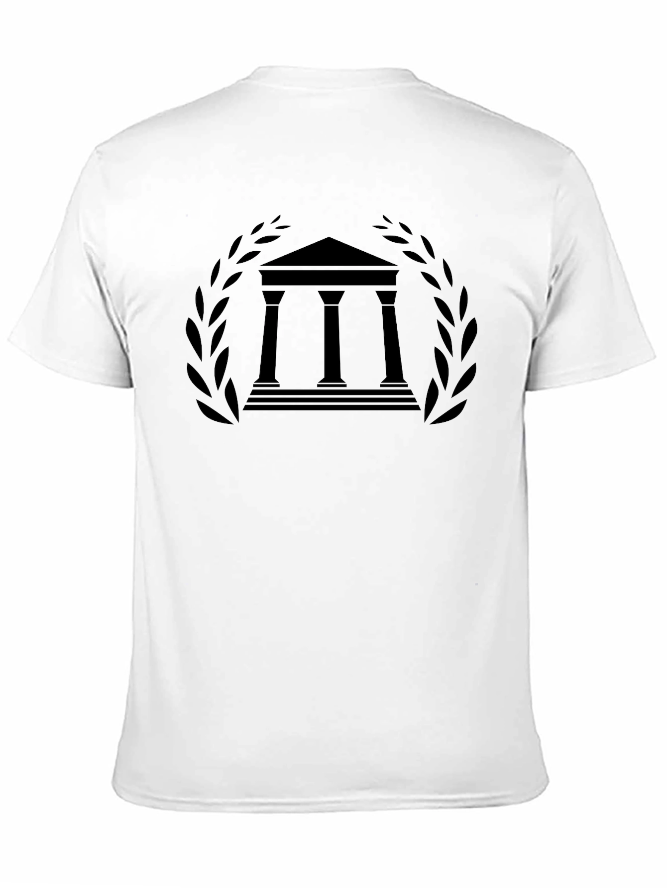 Ancient Greece Temple T-Shirt - Black