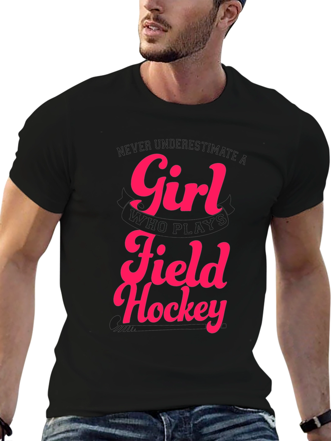 Field Hockey Girl T-Shirt