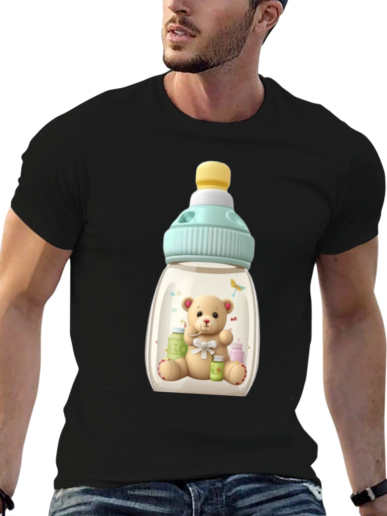 Teddy Bear Baby Bottle T-Shirt