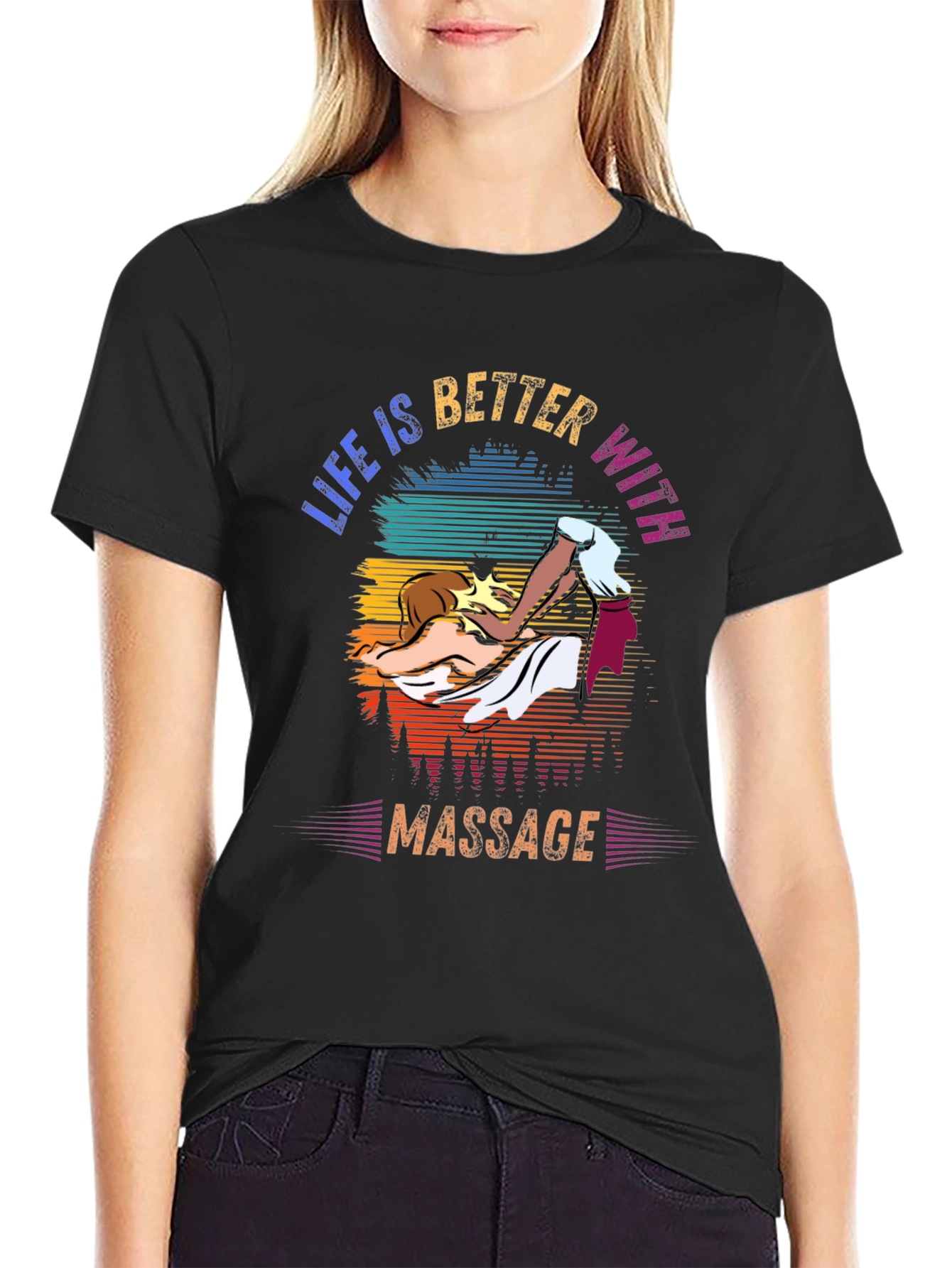 Life is Better with Massage T-Shirt