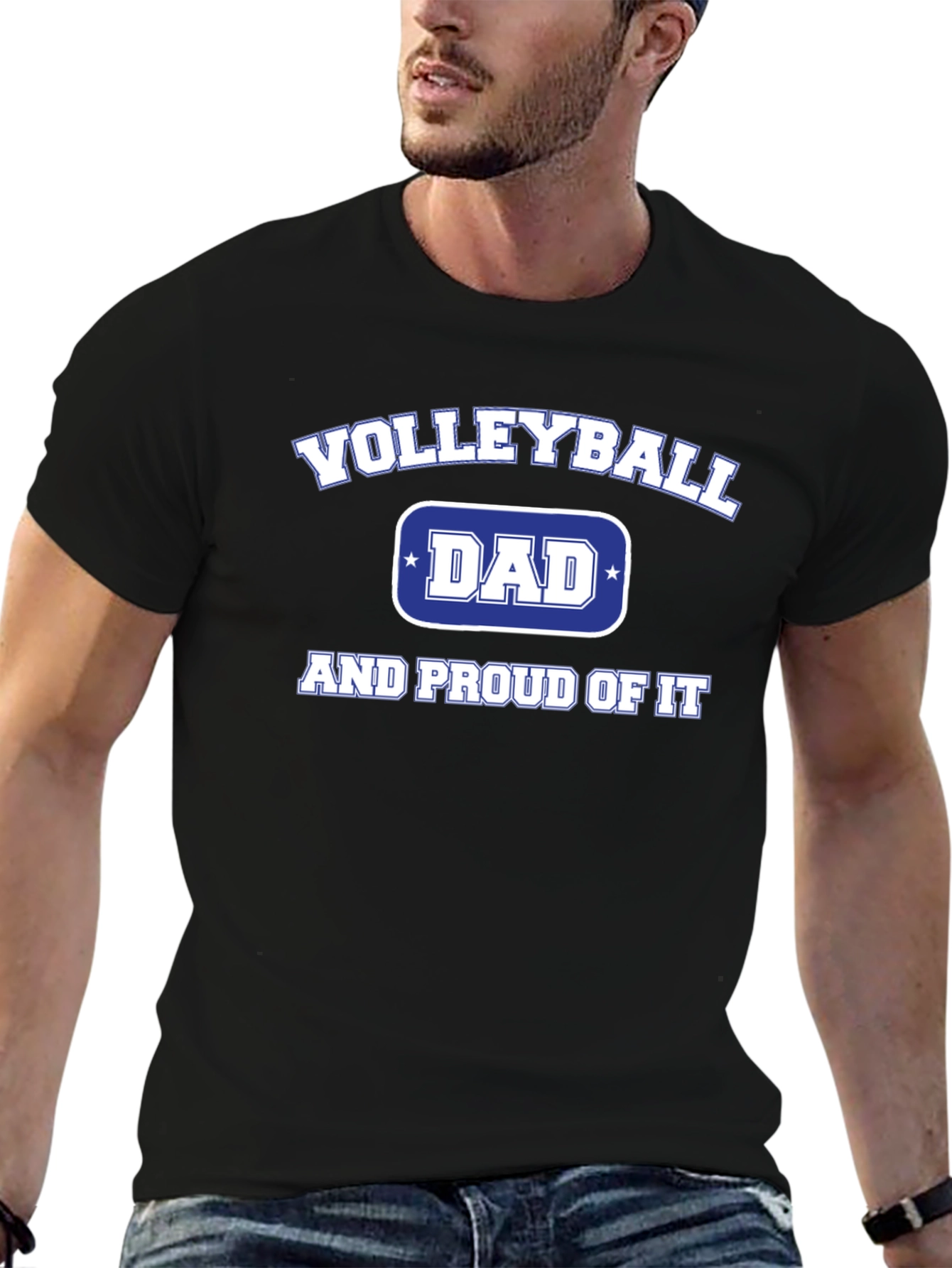 Volleyball Dad T-Shirt - Proud Parent Tee