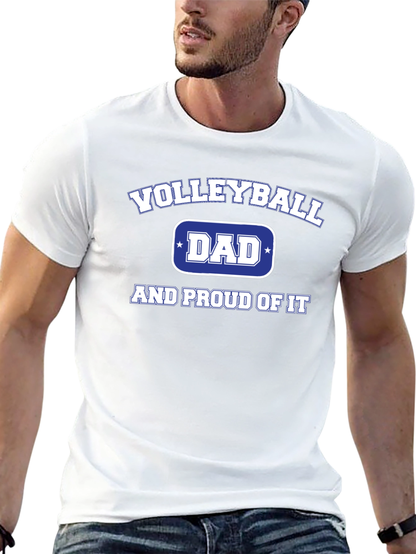 Volleyball Dad T-Shirt - Proud Parent Tee