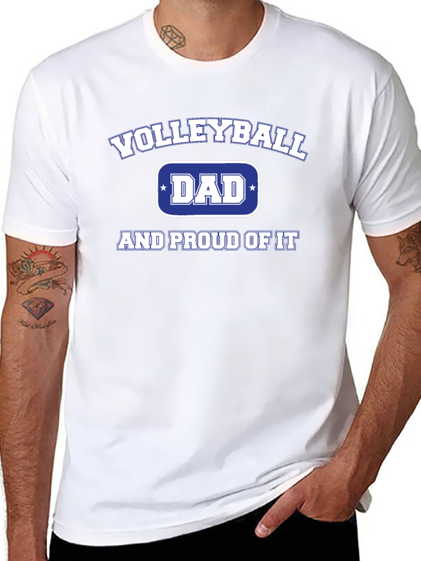 Volleyball Dad T-Shirt - Proud Parent Tee