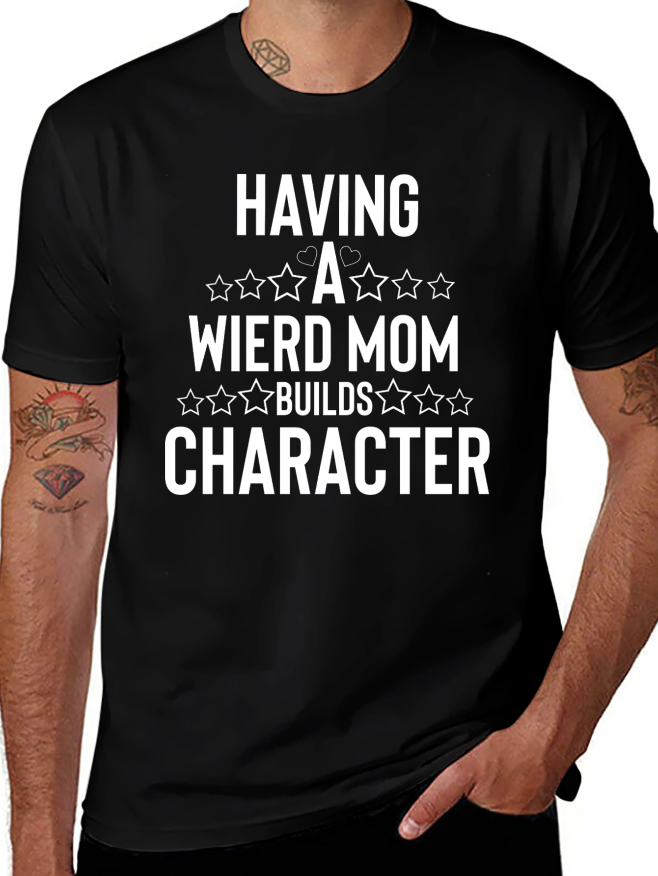 Weird Mom Builds Character T-Shirt