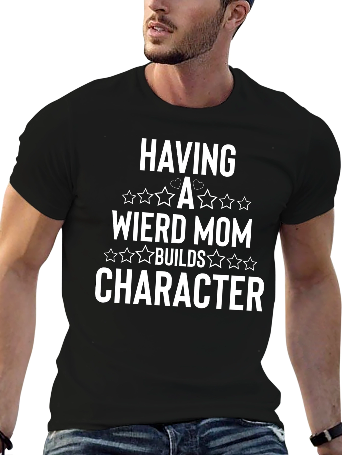 Weird Mom Builds Character T-Shirt