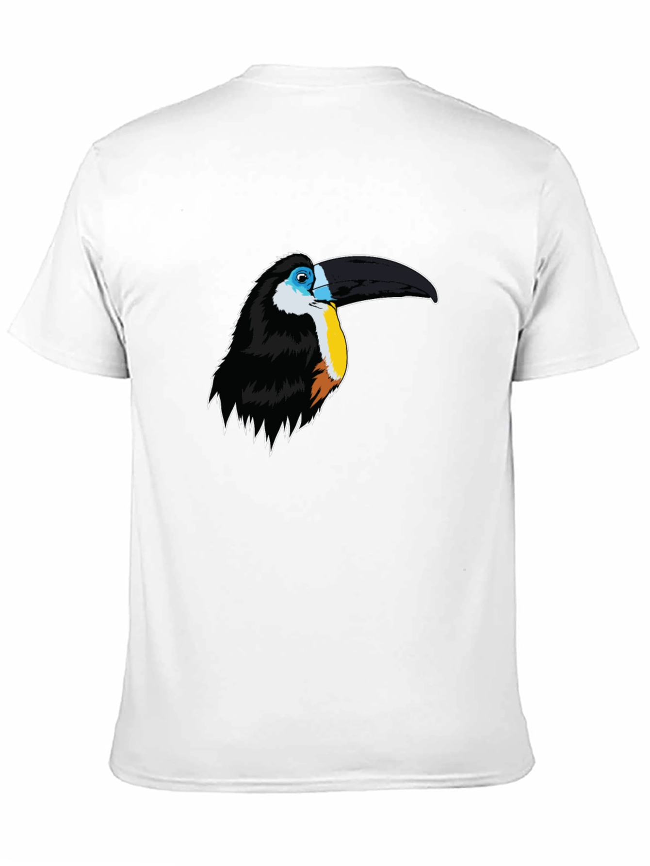 Toucan Graphic Print Mens Black T-Shirt