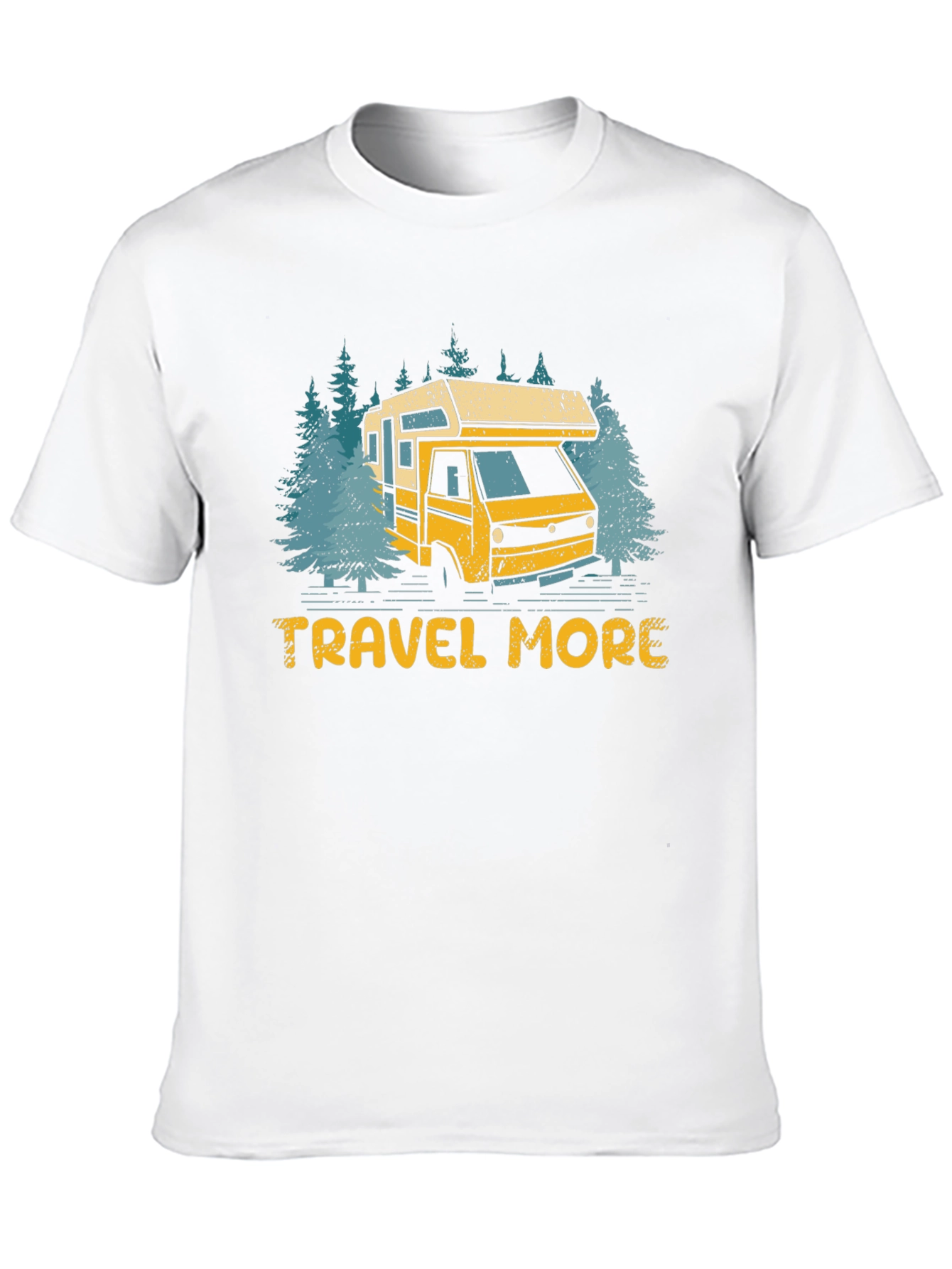 Travel More Camping RV T-Shirt - Black