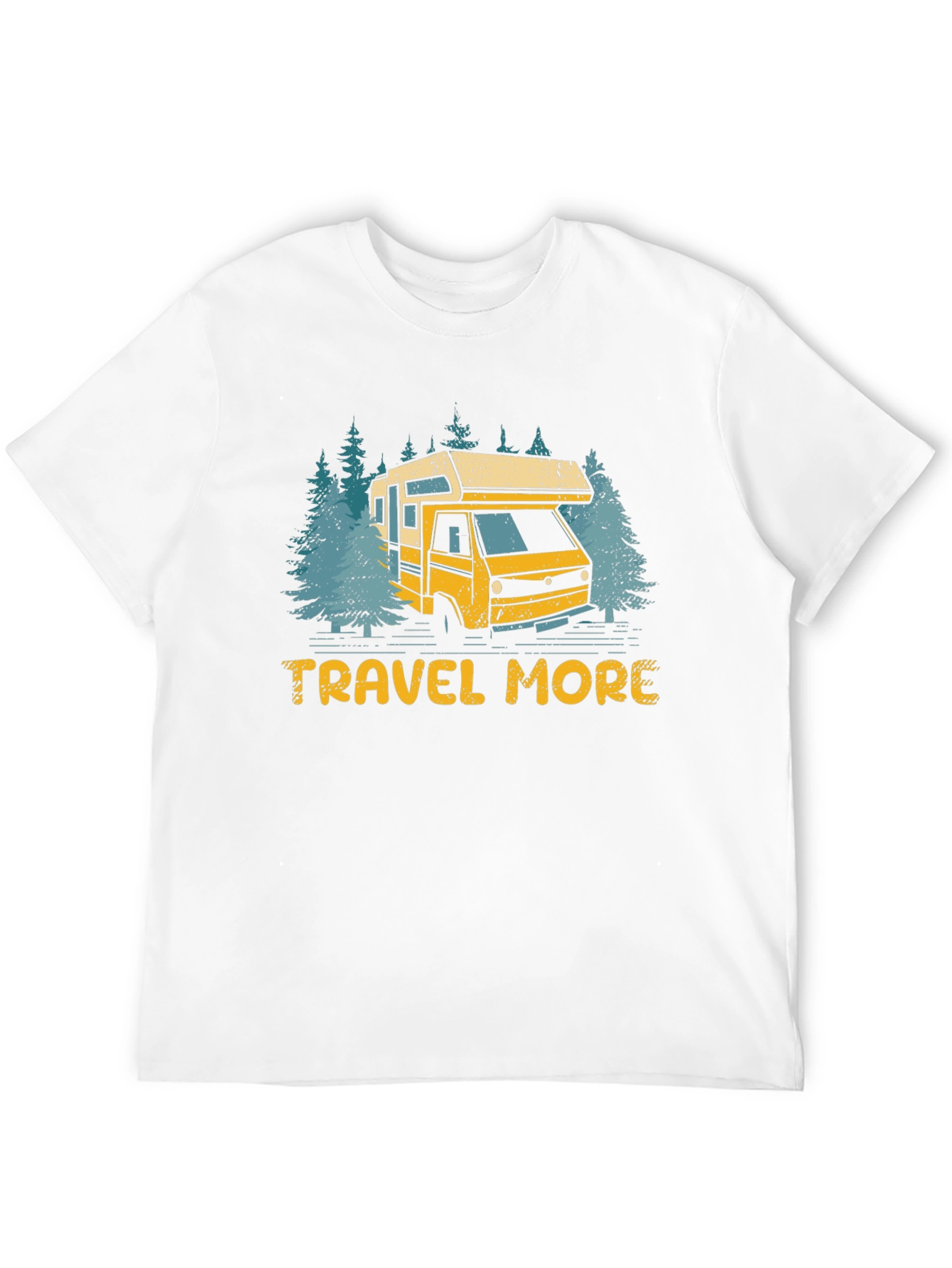 Travel More Camping RV T-Shirt - Black