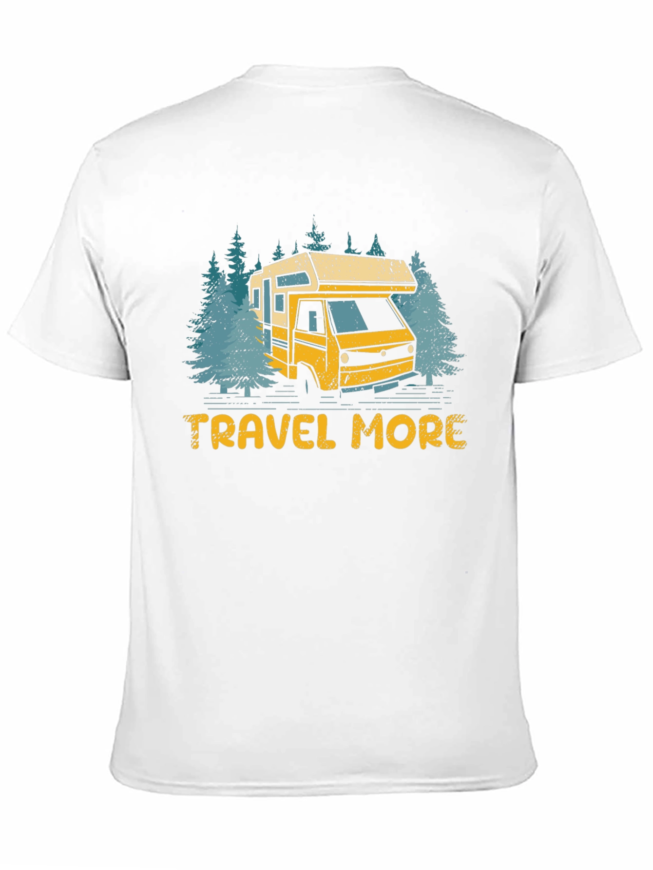 Travel More Camping RV T-Shirt - Black