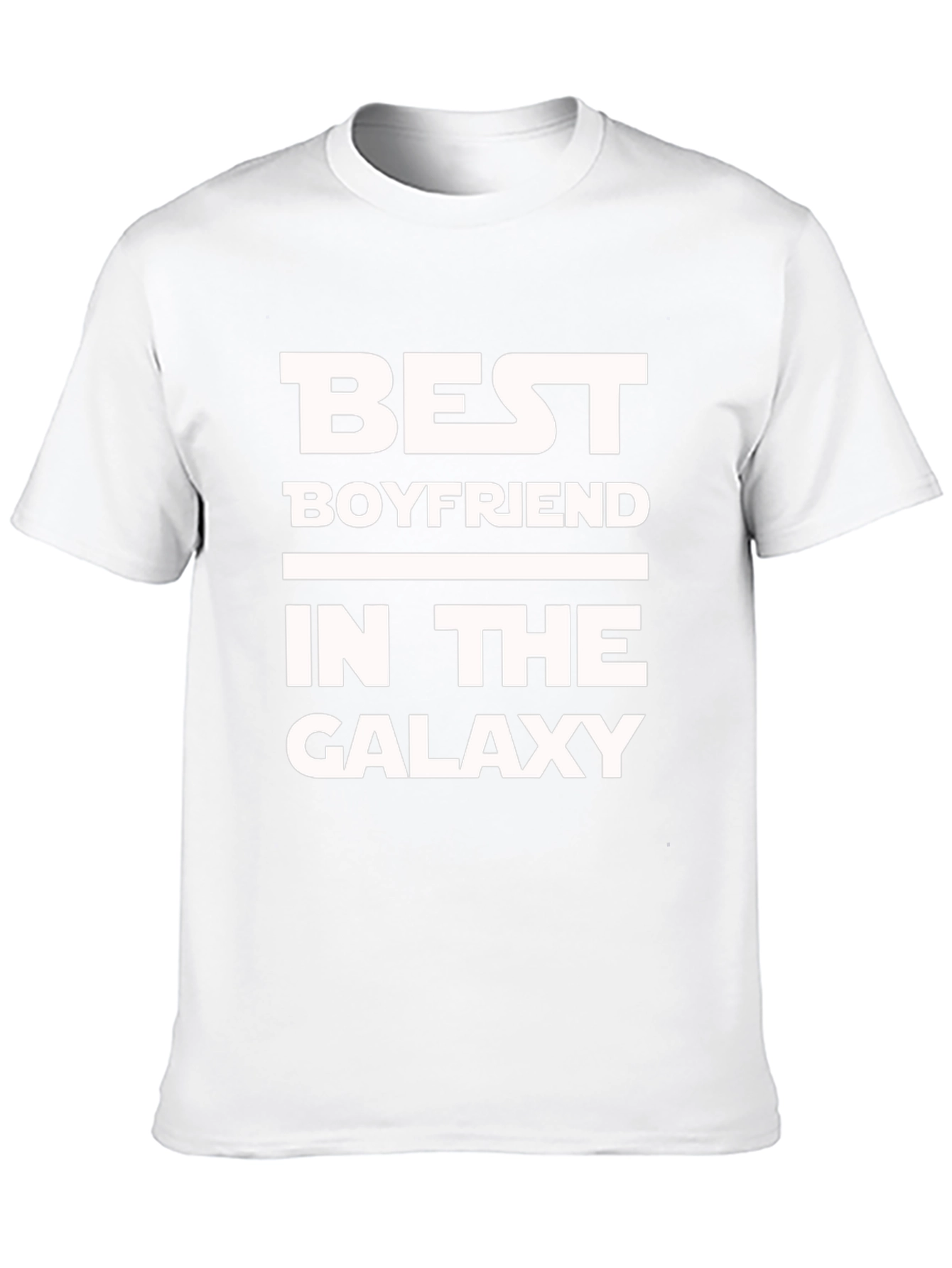 Best Boyfriend in the Galaxy Black T-Shirt