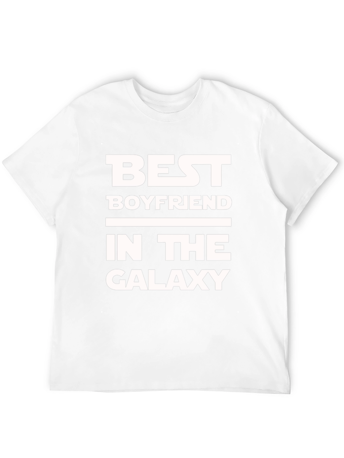 Best Boyfriend in the Galaxy Black T-Shirt