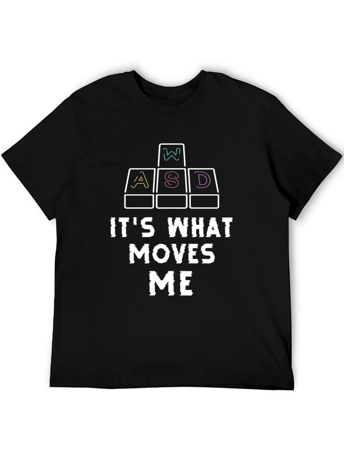 Gamer T-Shirt - WASD Keys - Moves Me