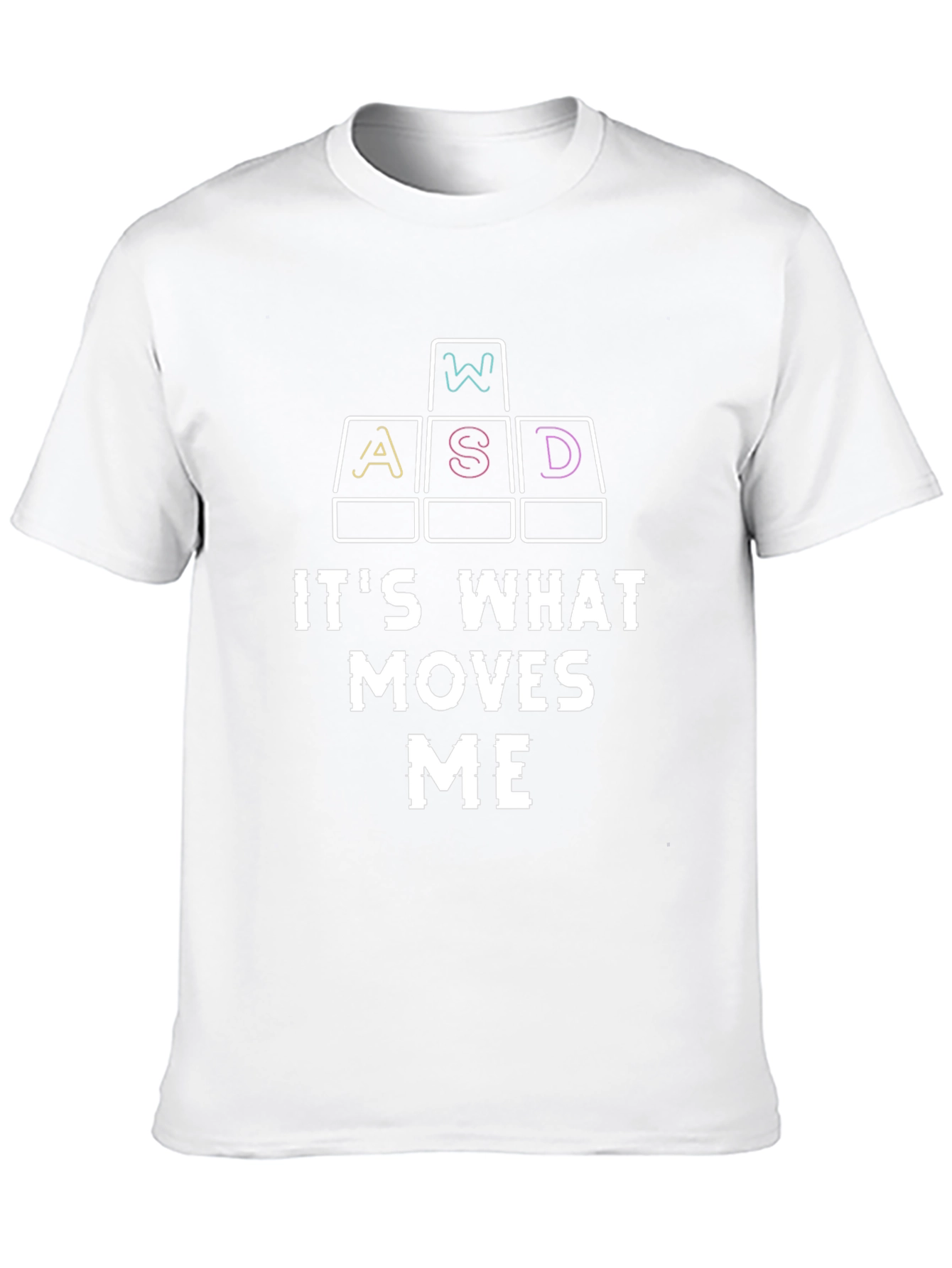 Gamer T-Shirt - WASD Keys - Moves Me