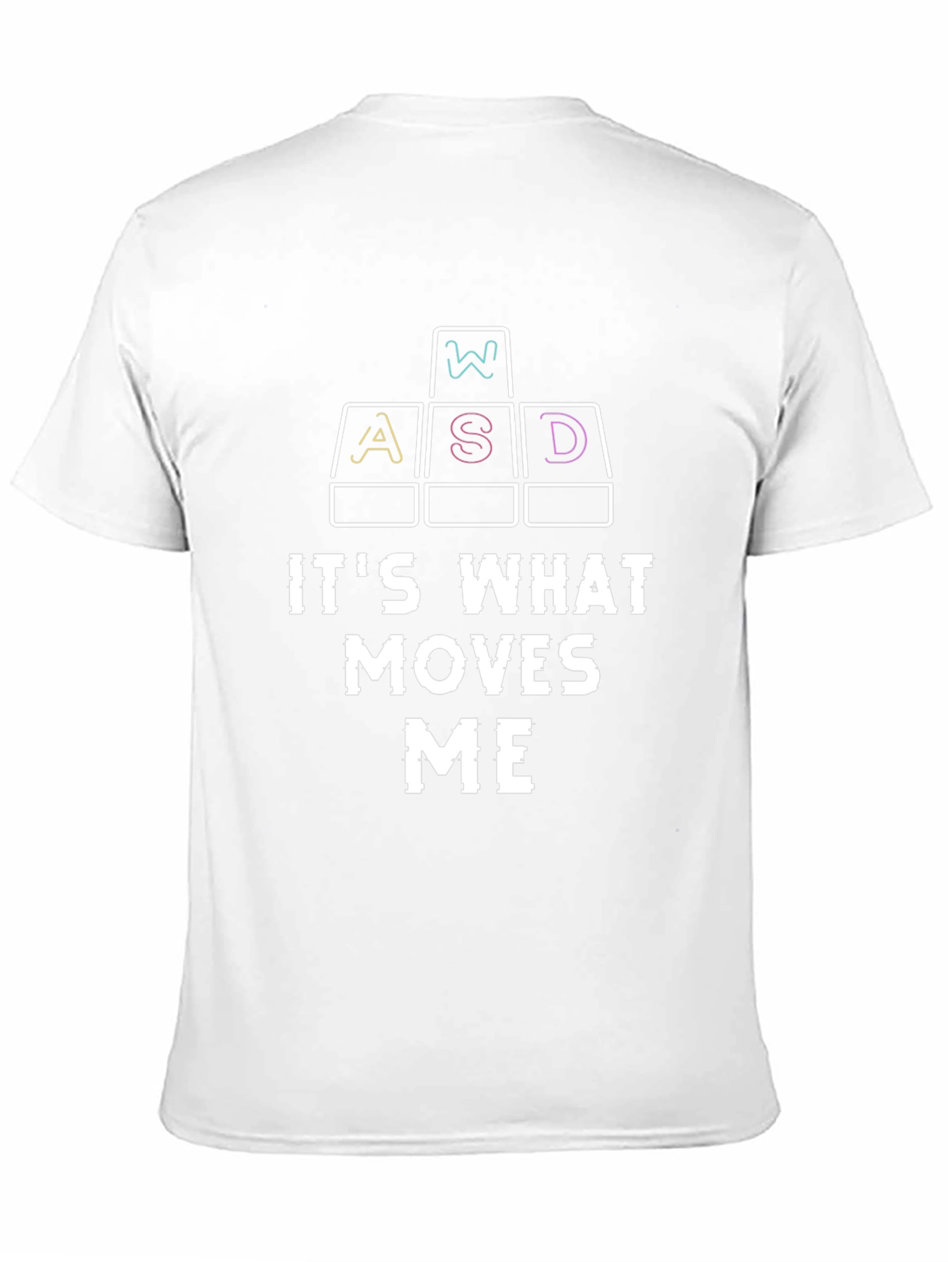 Gamer T-Shirt - WASD Keys - Moves Me