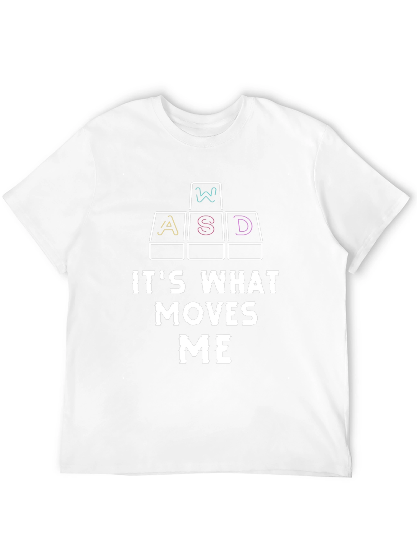 Gamer T-Shirt - WASD Keys - Moves Me