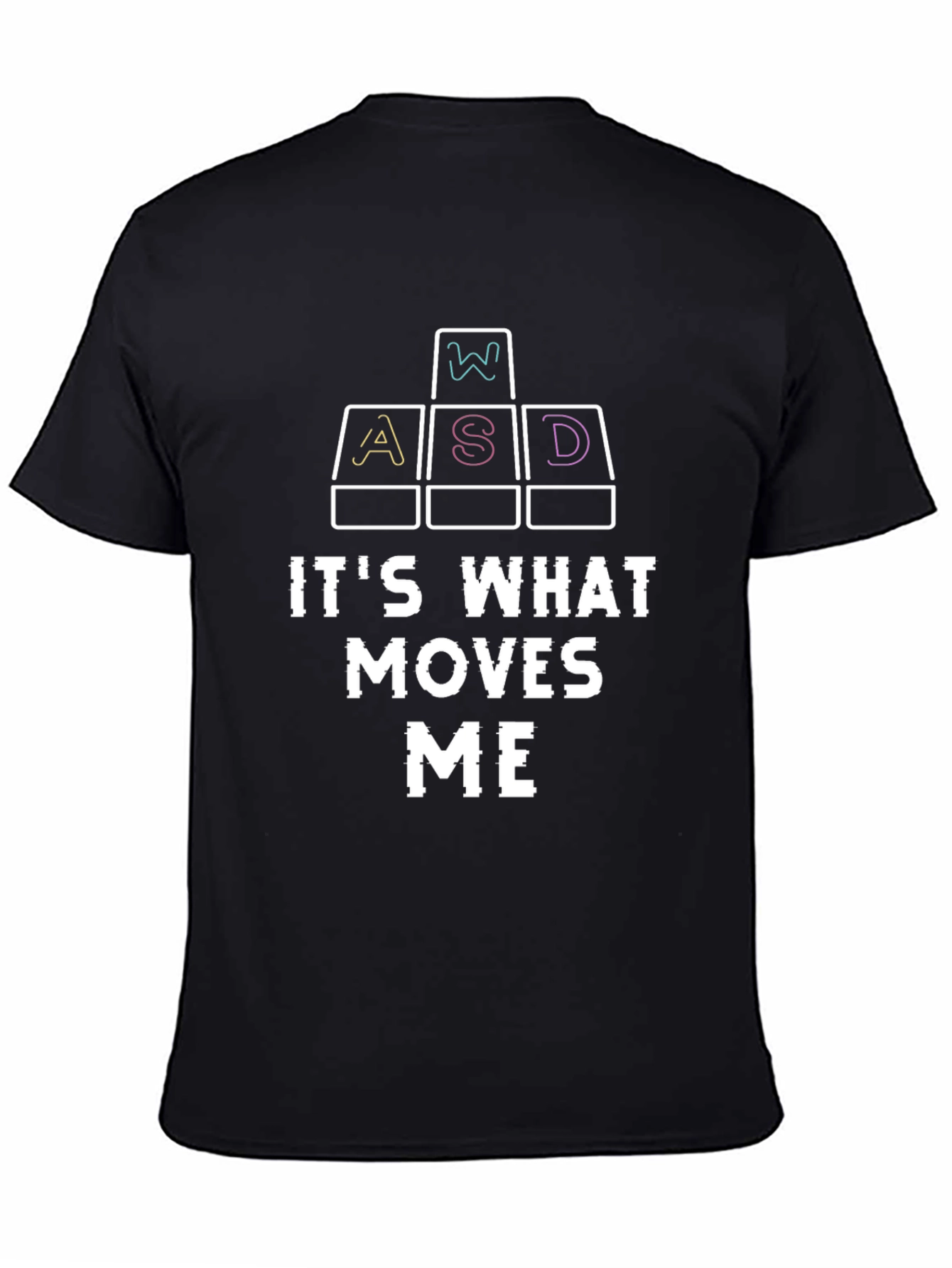Gamer T-Shirt - WASD Keys - Moves Me