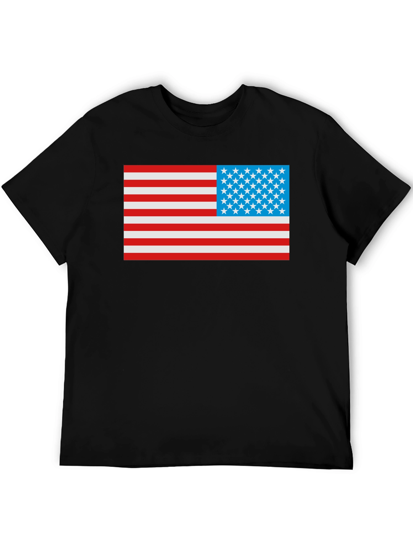 USA Flag Graphic Tee - Patriotic American Pride