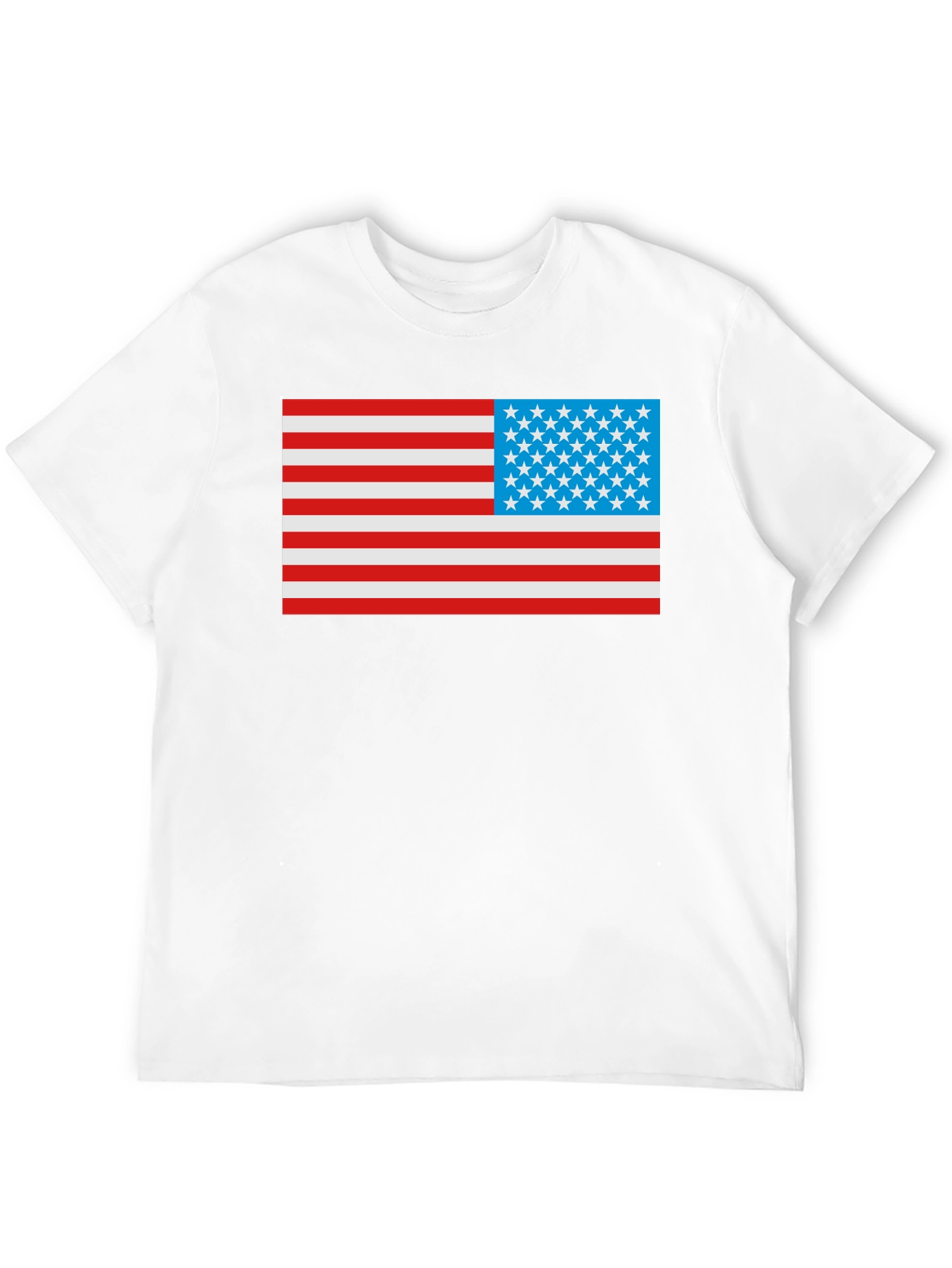 USA Flag Graphic Tee - Patriotic American Pride