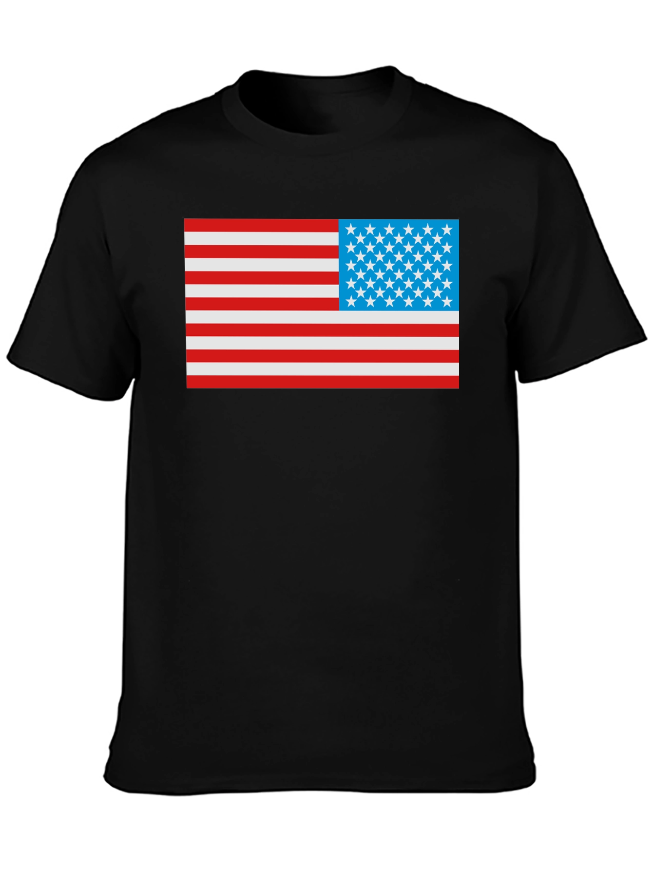 USA Flag Graphic Tee - Patriotic American Pride