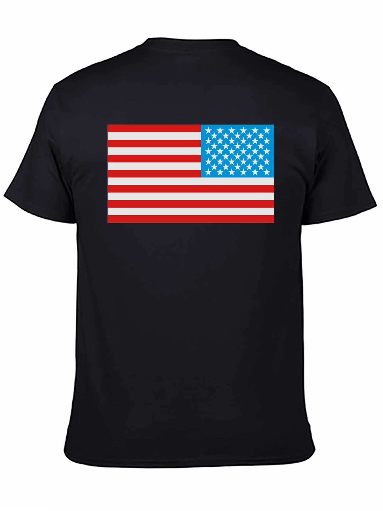 USA Flag Graphic Tee - Patriotic American Pride