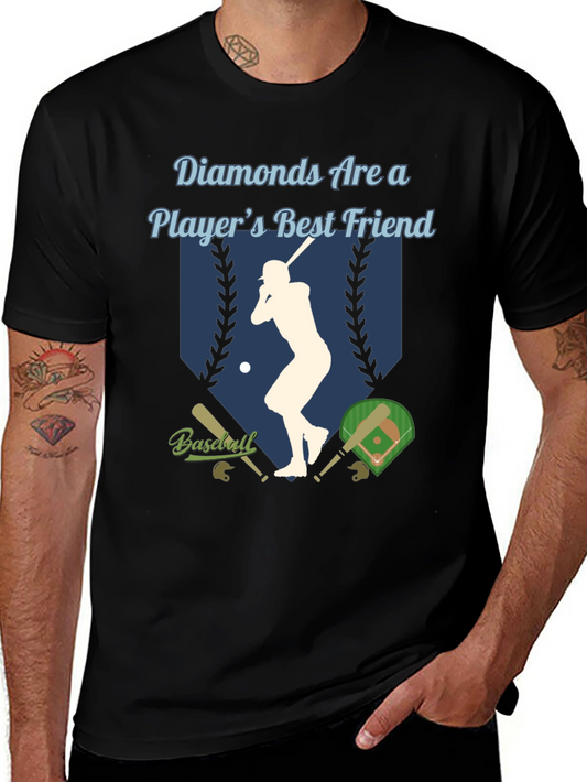 Diamonds Are a Players Best Friend Baseball T-Shirt