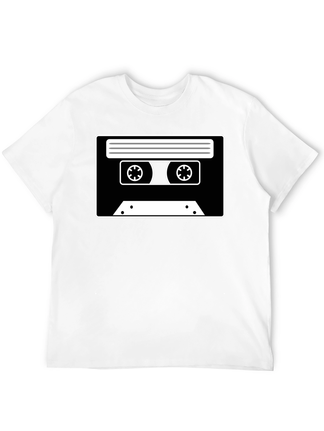 Retro Cassette Tape Graphic T-Shirt - Classic Cool
